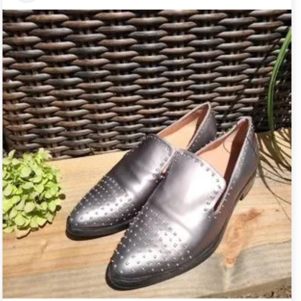 Sigerson Morrison 8 Studded Brown Loafers